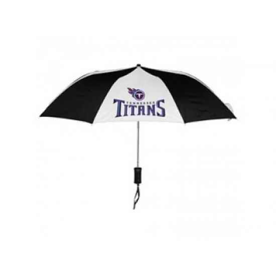 NFL Tennessee Titans Folding Umbrella Black&white